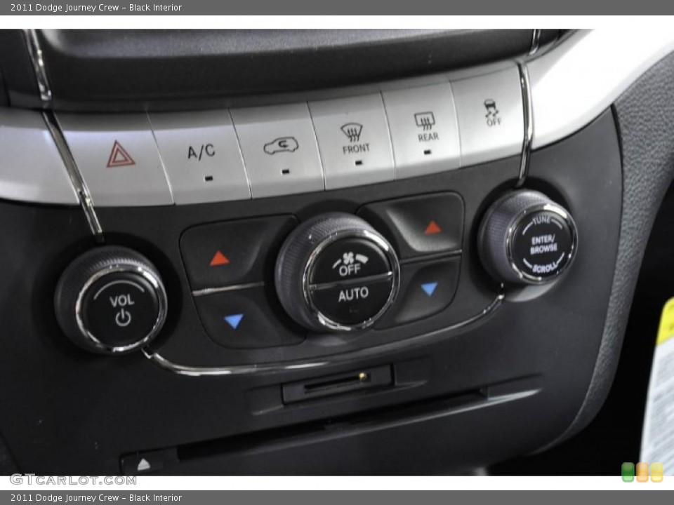 Black Interior Controls for the 2011 Dodge Journey Crew #47218343