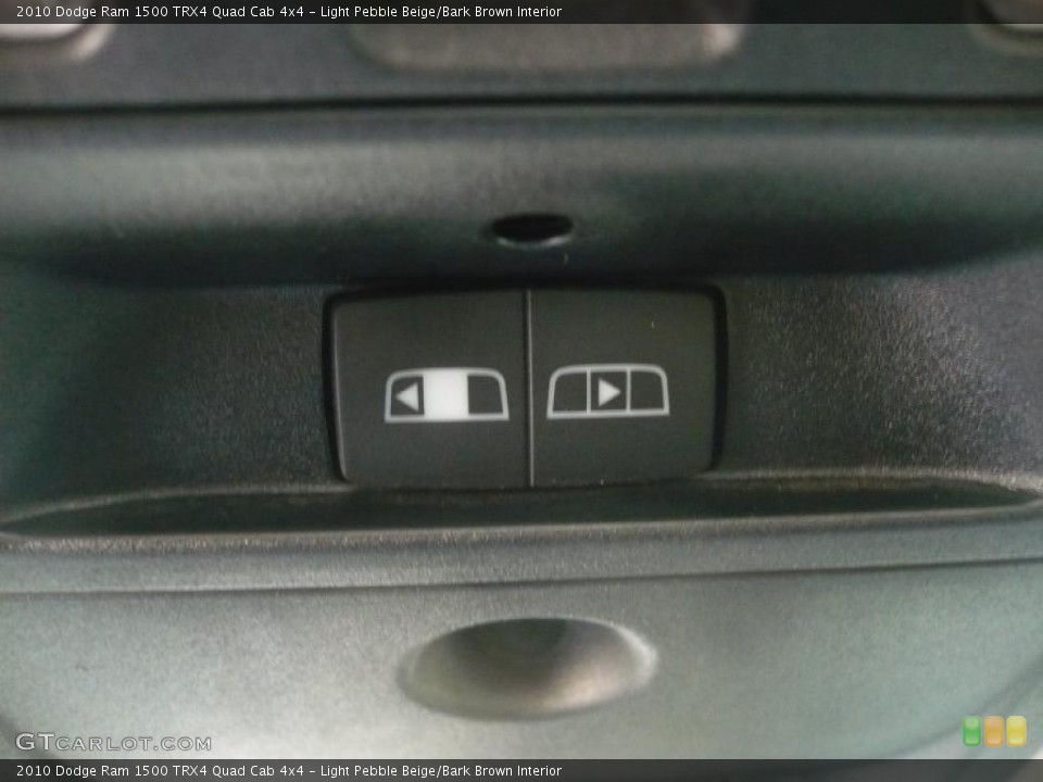 Light Pebble Beige/Bark Brown Interior Controls for the 2010 Dodge Ram 1500 TRX4 Quad Cab 4x4 #47218376