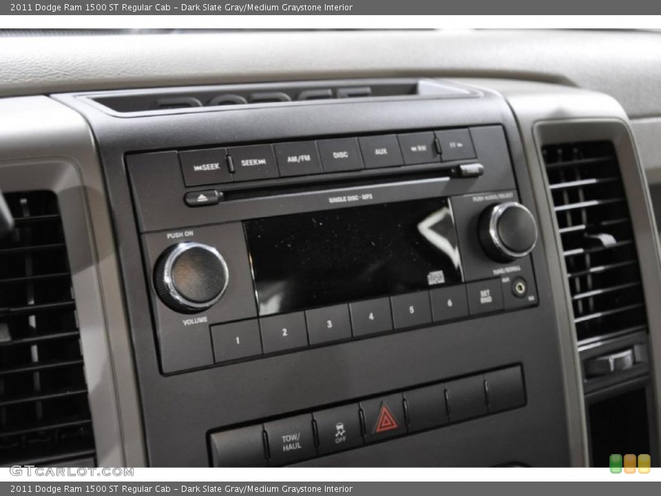 Dark Slate Gray/Medium Graystone Interior Controls for the 2011 Dodge Ram 1500 ST Regular Cab #47218607