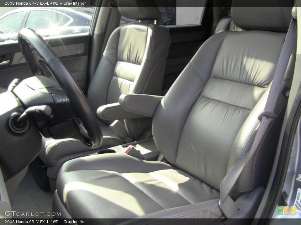 Gray Interior Photo for the 2008 Honda CR-V EX-L 4WD #47219066