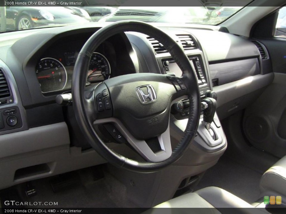 Gray Interior Dashboard for the 2008 Honda CR-V EX-L 4WD #47219198