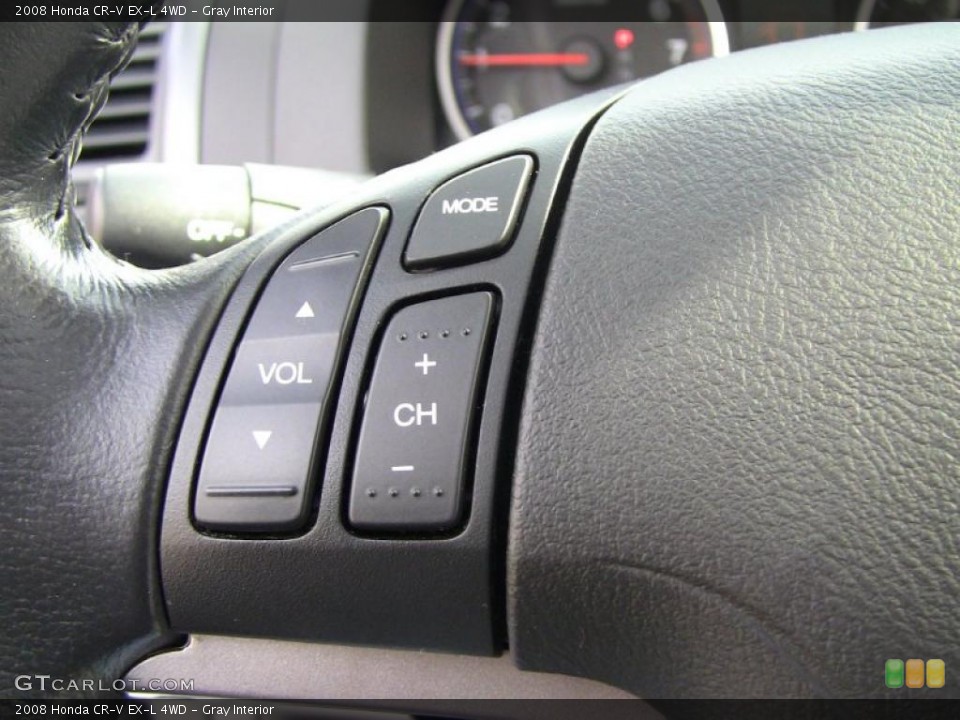 Gray Interior Controls for the 2008 Honda CR-V EX-L 4WD #47219204