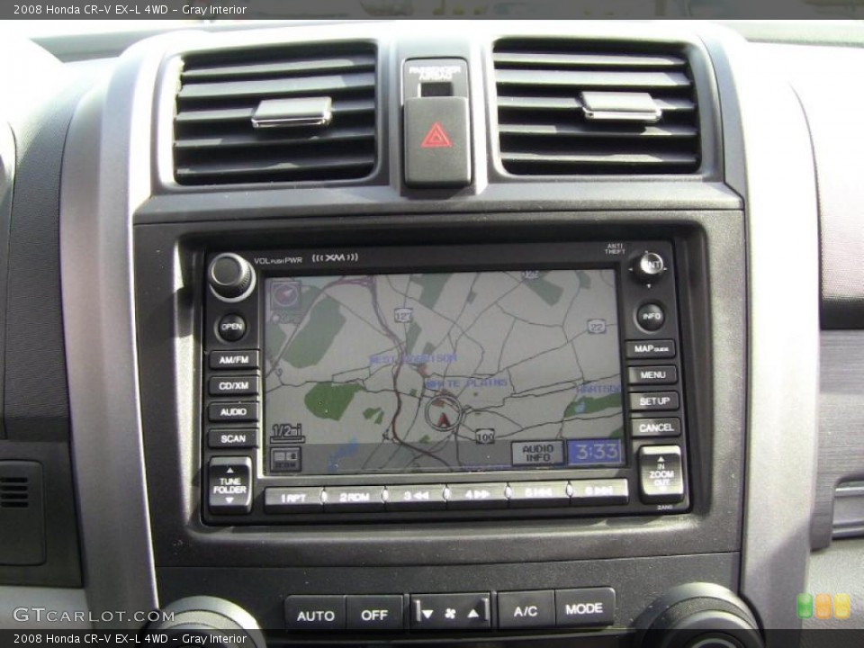 Gray Interior Navigation for the 2008 Honda CR-V EX-L 4WD #47219243