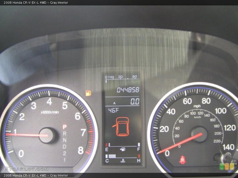 Gray Interior Gauges for the 2008 Honda CR-V EX-L 4WD #47219261
