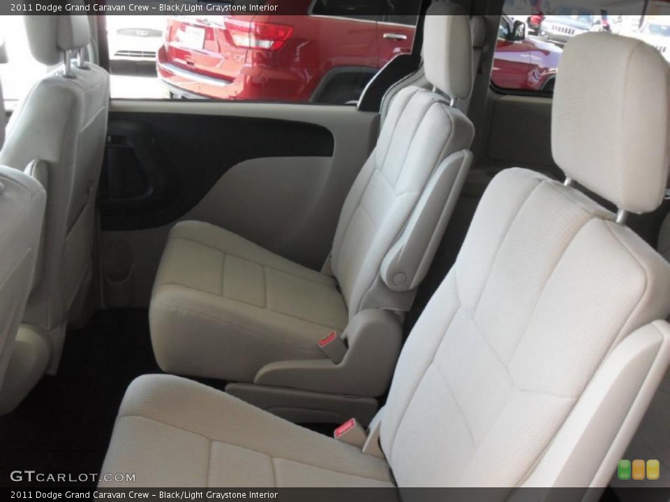 Black/Light Graystone Interior Photo for the 2011 Dodge Grand Caravan Crew #47219810