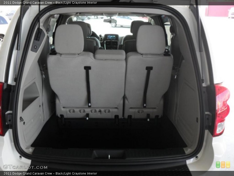 Black/Light Graystone Interior Trunk for the 2011 Dodge Grand Caravan Crew #47219855