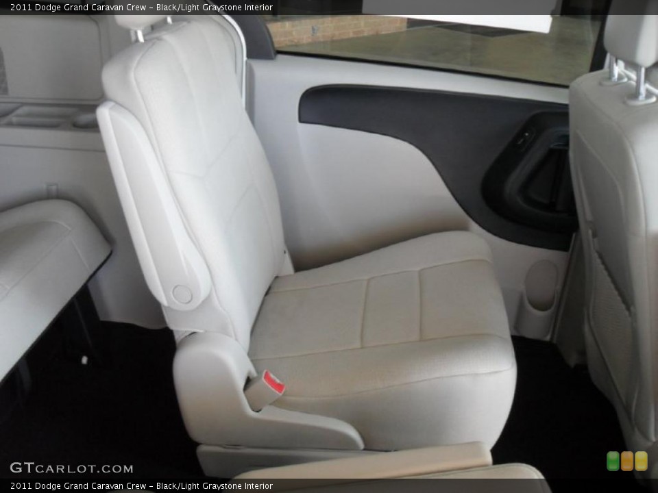 Black/Light Graystone Interior Photo for the 2011 Dodge Grand Caravan Crew #47219885