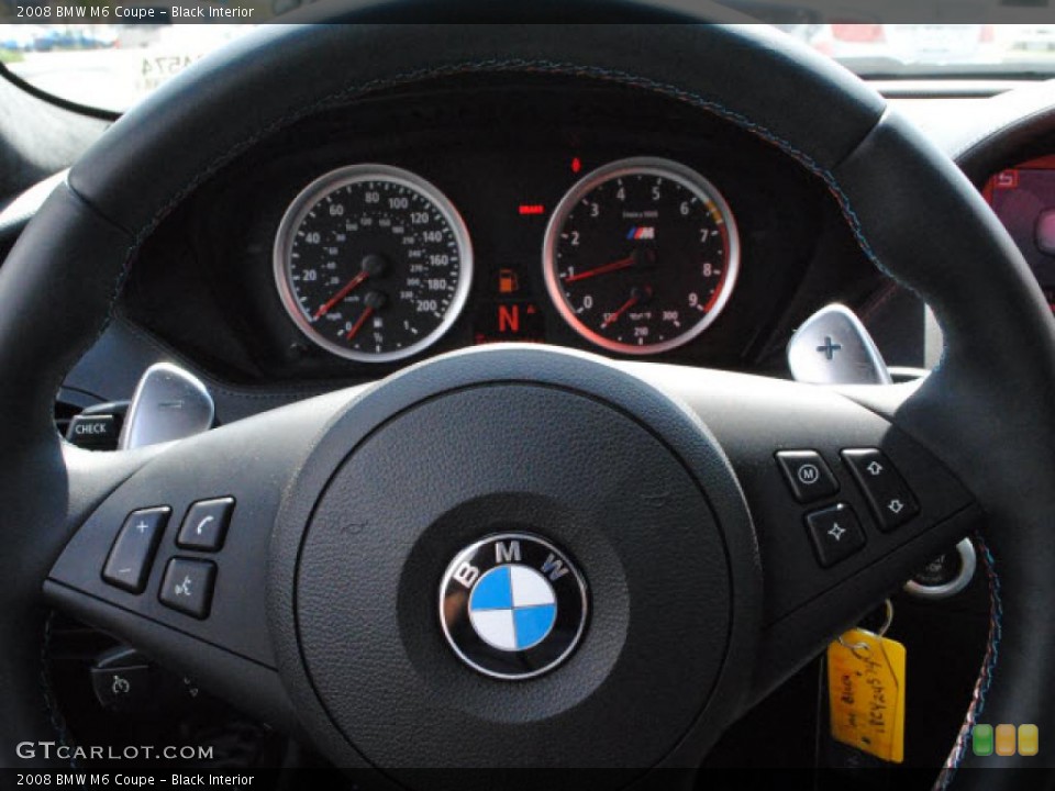 Black Interior Controls for the 2008 BMW M6 Coupe #47220242