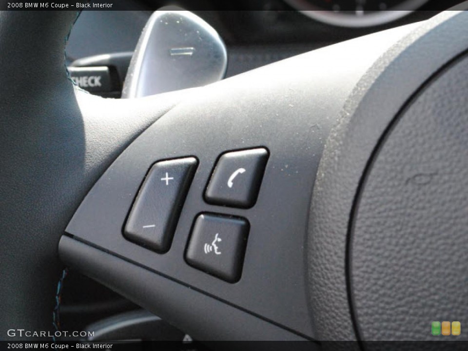 Black Interior Controls for the 2008 BMW M6 Coupe #47220260
