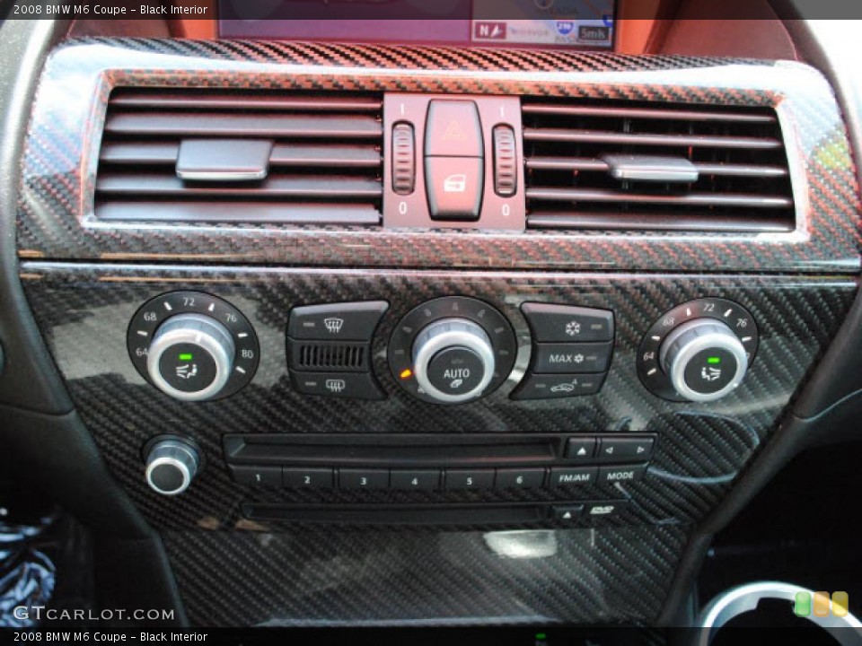Black Interior Controls for the 2008 BMW M6 Coupe #47220296