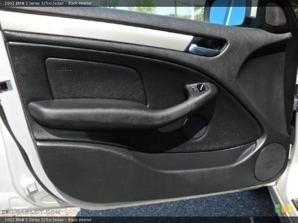 Black Interior Door Panel for the 2002 BMW 3 Series 325xi Sedan #47220488