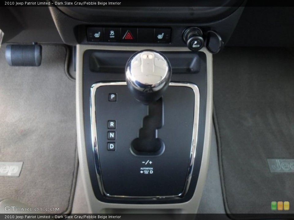 Dark Slate Gray/Pebble Beige Interior Transmission for the 2010 Jeep Patriot Limited #47220893