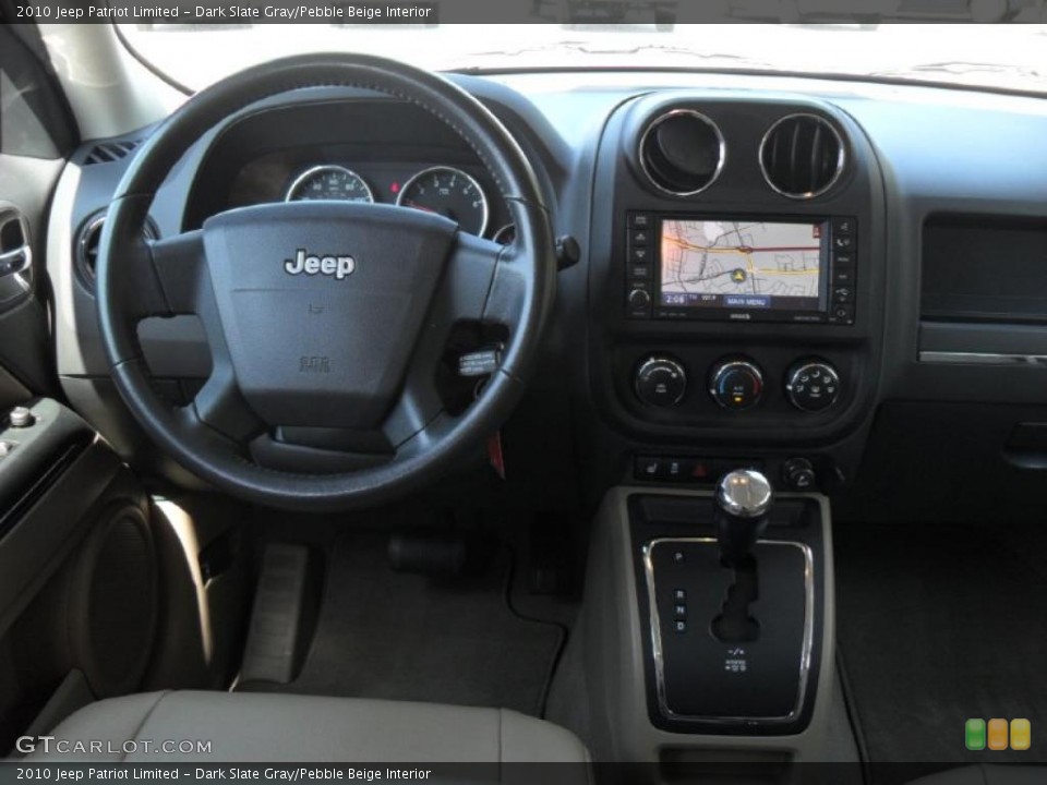 Dark Slate Gray/Pebble Beige Interior Dashboard for the 2010 Jeep Patriot Limited #47220947