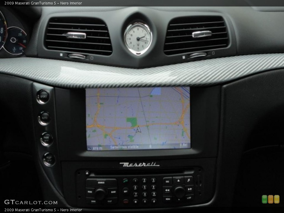 Nero Interior Navigation for the 2009 Maserati GranTurismo S #47221373