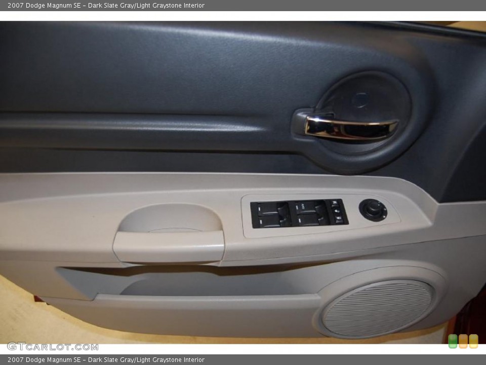 Dark Slate Gray/Light Graystone Interior Door Panel for the 2007 Dodge Magnum SE #47221493
