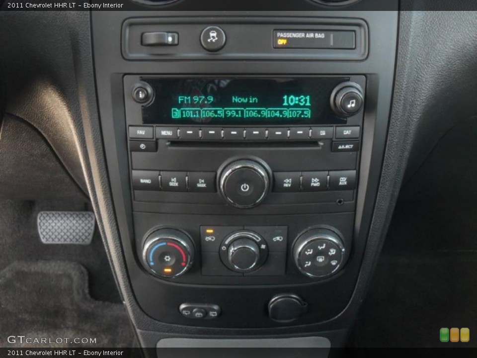 Ebony Interior Controls for the 2011 Chevrolet HHR LT #47222027