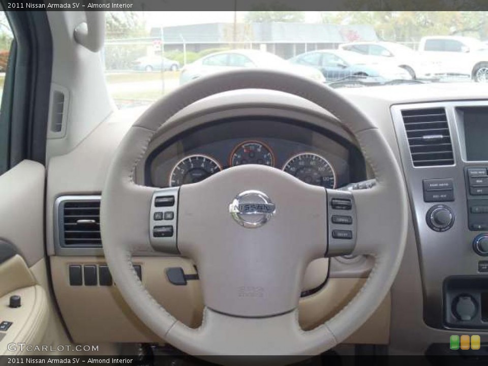 Almond Interior Steering Wheel for the 2011 Nissan Armada SV #47222213