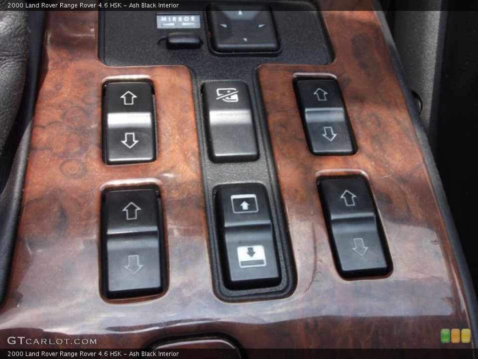 Ash Black Interior Controls for the 2000 Land Rover Range Rover 4.6 HSK #47222363