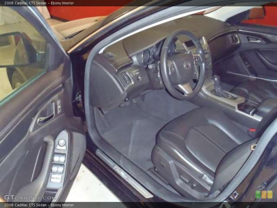 Ebony Interior Photo for the 2008 Cadillac CTS Sedan #47223164