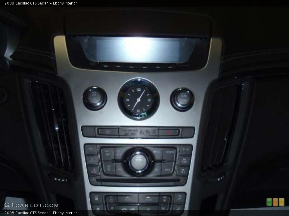Ebony Interior Controls for the 2008 Cadillac CTS Sedan #47223227