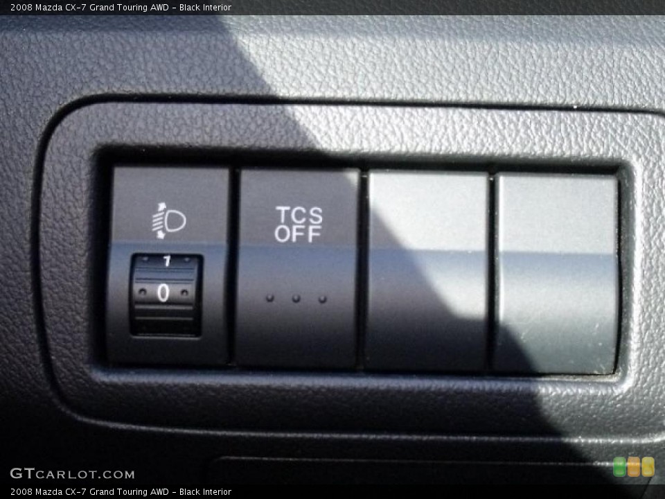 Black Interior Controls for the 2008 Mazda CX-7 Grand Touring AWD #47223530