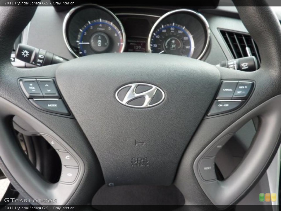 Gray Interior Controls for the 2011 Hyundai Sonata GLS #47225378