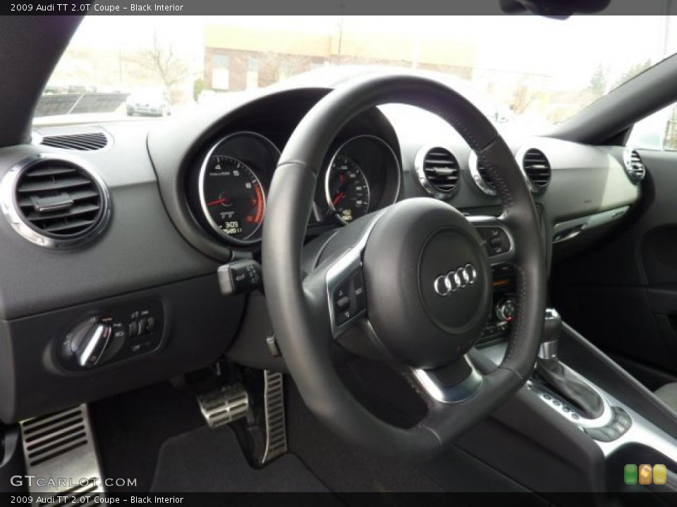 Black Interior Steering Wheel for the 2009 Audi TT 2.0T Coupe #47225561