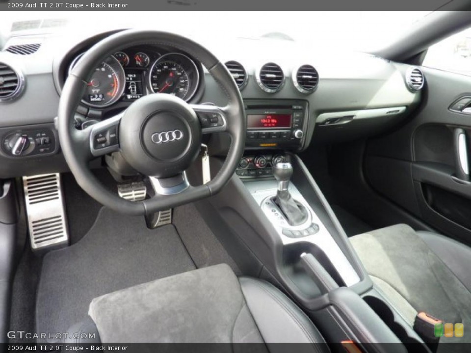 Black Interior Prime Interior for the 2009 Audi TT 2.0T Coupe #47225627