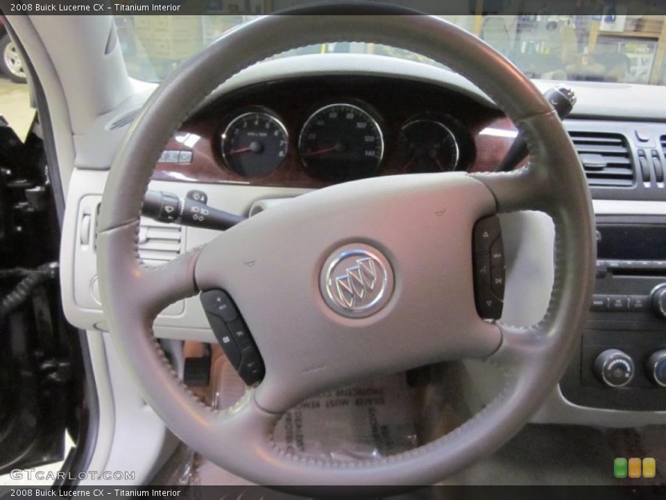 Titanium Interior Steering Wheel for the 2008 Buick Lucerne CX #47225918