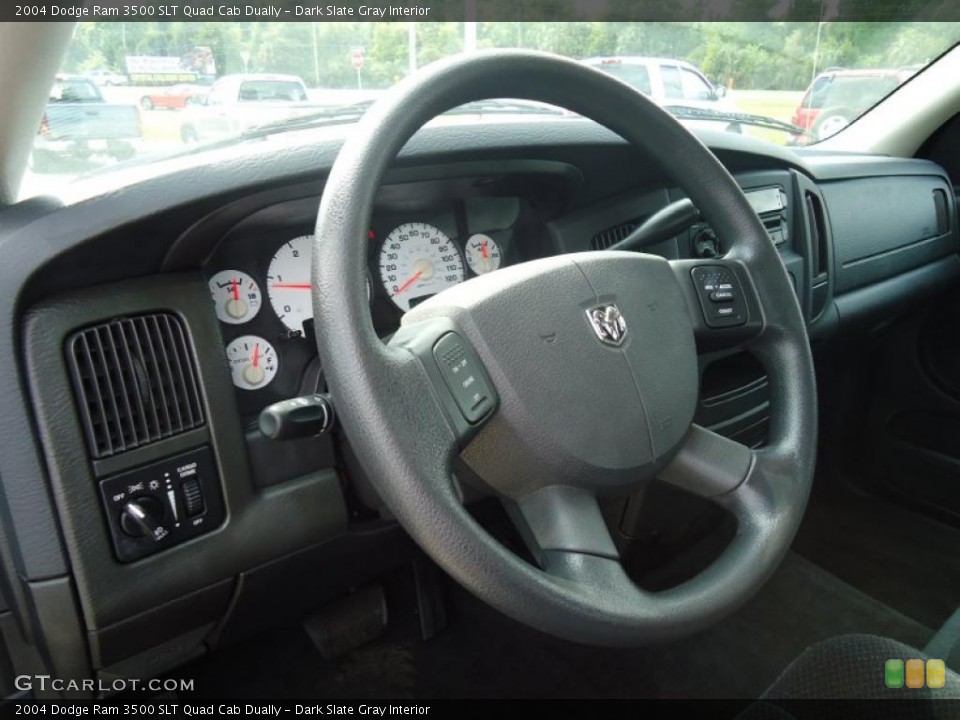 Dark Slate Gray Interior Steering Wheel for the 2004 Dodge Ram 3500 SLT Quad Cab Dually #47226068