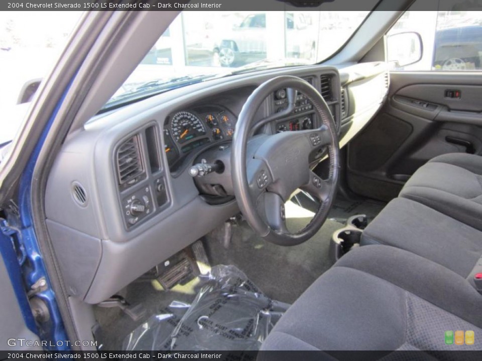 Dark Charcoal Interior Prime Interior for the 2004 Chevrolet Silverado 1500 LS Extended Cab #47226830
