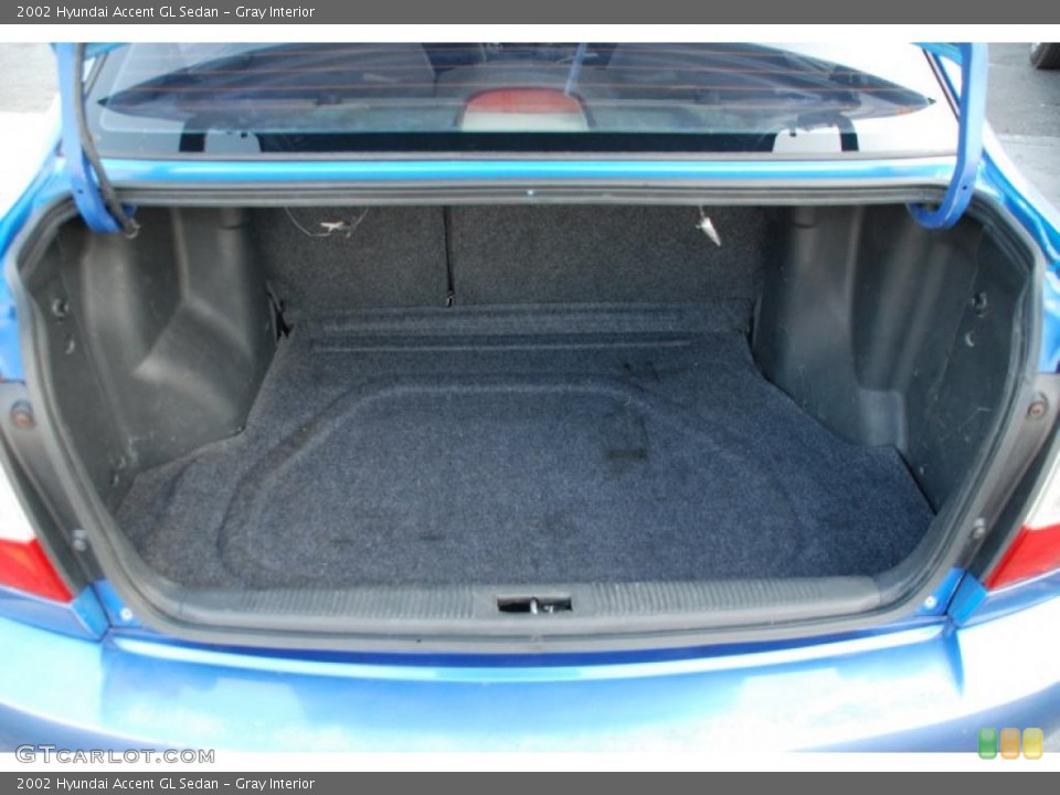 Gray Interior Trunk for the 2002 Hyundai Accent GL Sedan #47226968
