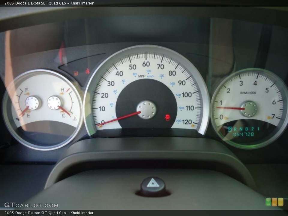 Khaki Interior Gauges for the 2005 Dodge Dakota SLT Quad Cab #47227406