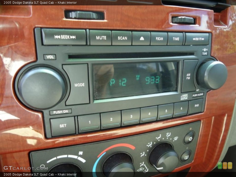 Khaki Interior Controls for the 2005 Dodge Dakota SLT Quad Cab #47227421