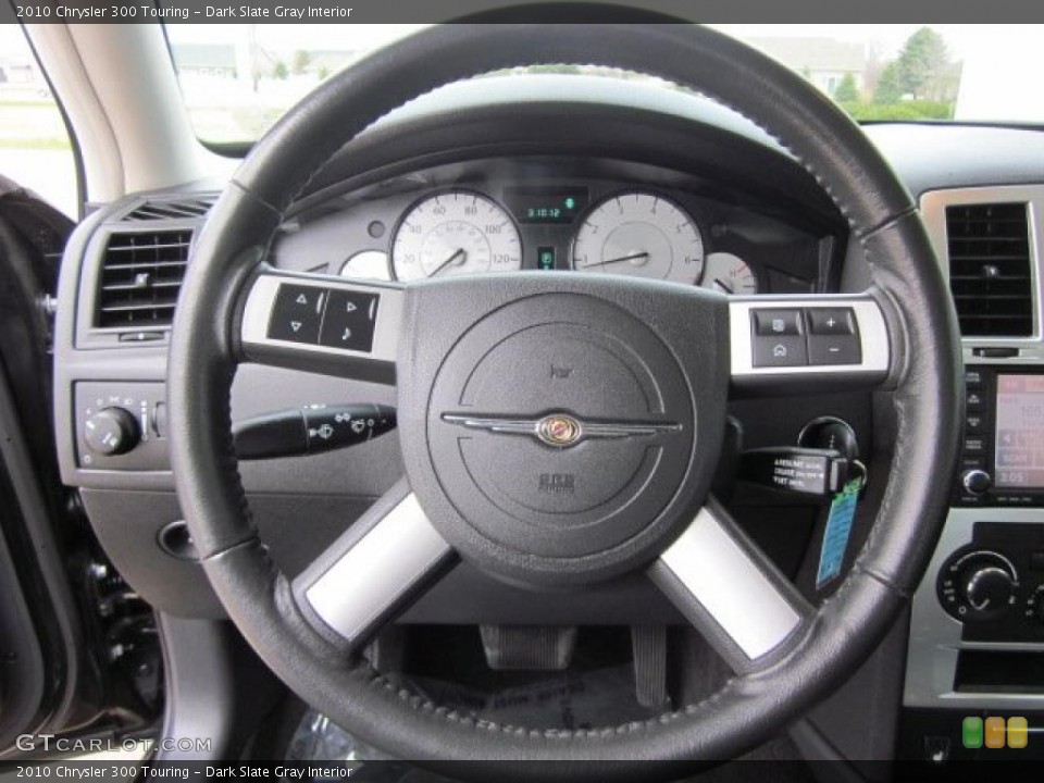 Dark Slate Gray Interior Steering Wheel for the 2010 Chrysler 300 Touring #47227904