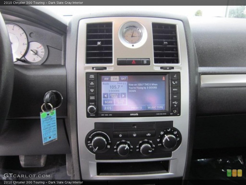 Dark Slate Gray Interior Controls for the 2010 Chrysler 300 Touring #47227928