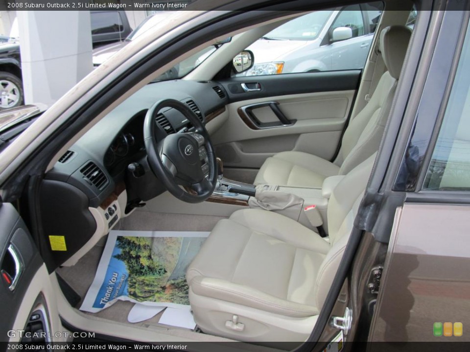 Warm Ivory Interior Photo for the 2008 Subaru Outback 2.5i Limited Wagon #47228701