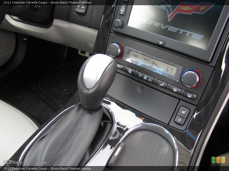 Ebony Black/Titanium Interior Transmission for the 2011 Chevrolet Corvette Coupe #47228849