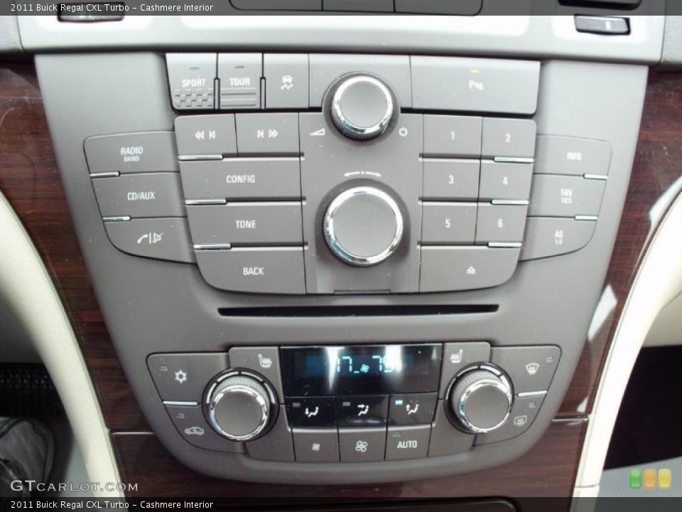 Cashmere Interior Controls for the 2011 Buick Regal CXL Turbo #47229179