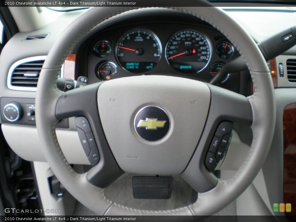 Dark Titanium/Light Titanium Interior Steering Wheel for the 2010 Chevrolet Avalanche LT 4x4 #47231468