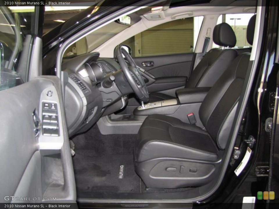 Black Interior Photo for the 2010 Nissan Murano SL #47231900