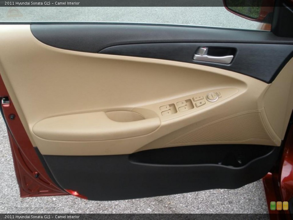 Camel Interior Door Panel for the 2011 Hyundai Sonata GLS #47232143