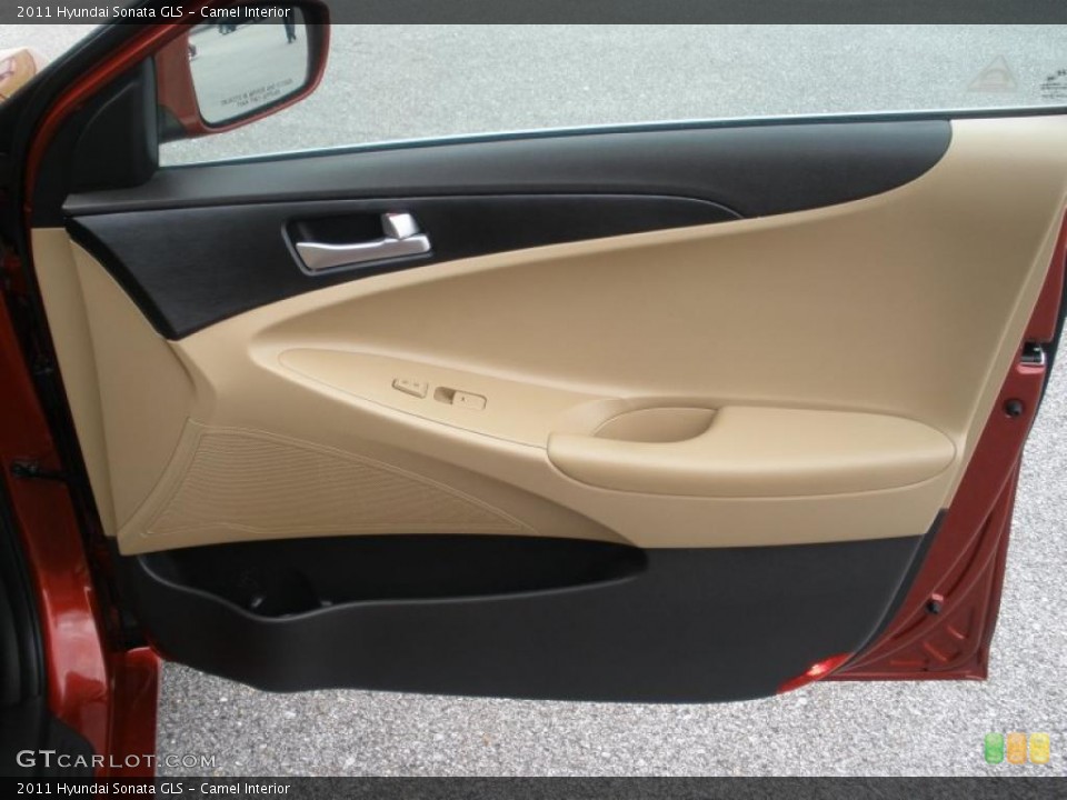 Camel Interior Door Panel for the 2011 Hyundai Sonata GLS #47232221