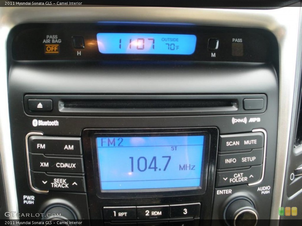 Camel Interior Controls for the 2011 Hyundai Sonata GLS #47232302