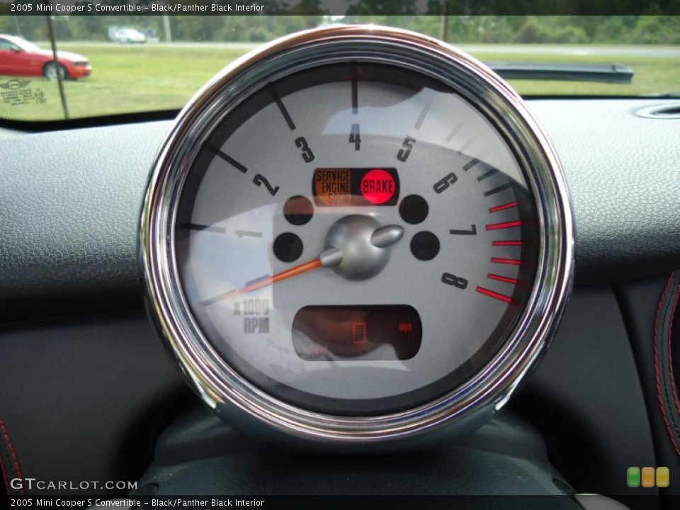 Black/Panther Black Interior Gauges for the 2005 Mini Cooper S Convertible #47232371