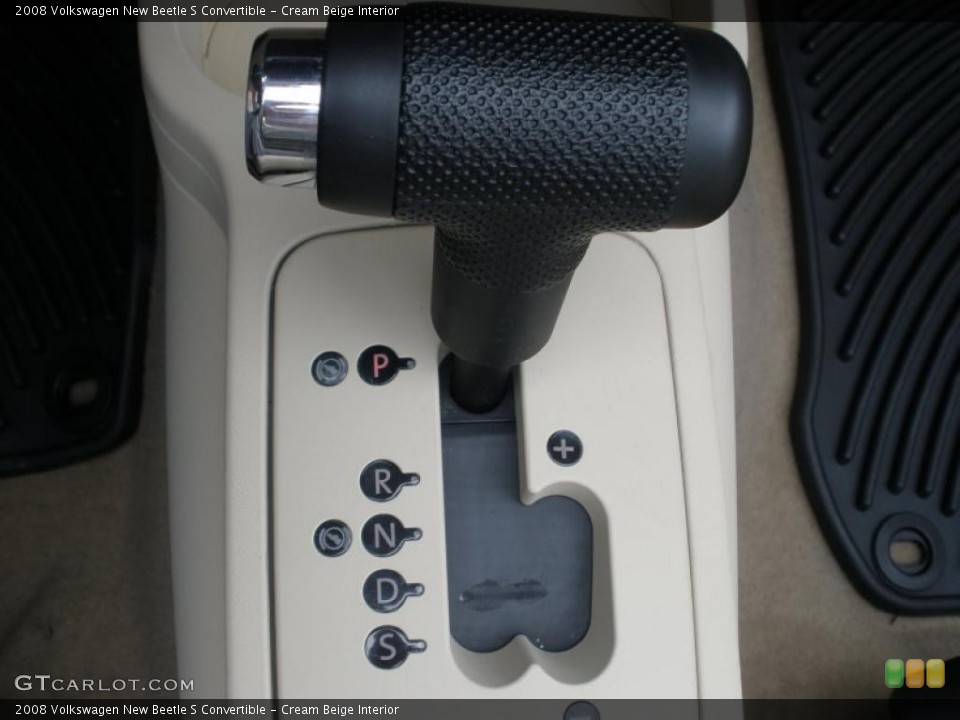 Cream Beige Interior Transmission for the 2008 Volkswagen New Beetle S Convertible #47232716