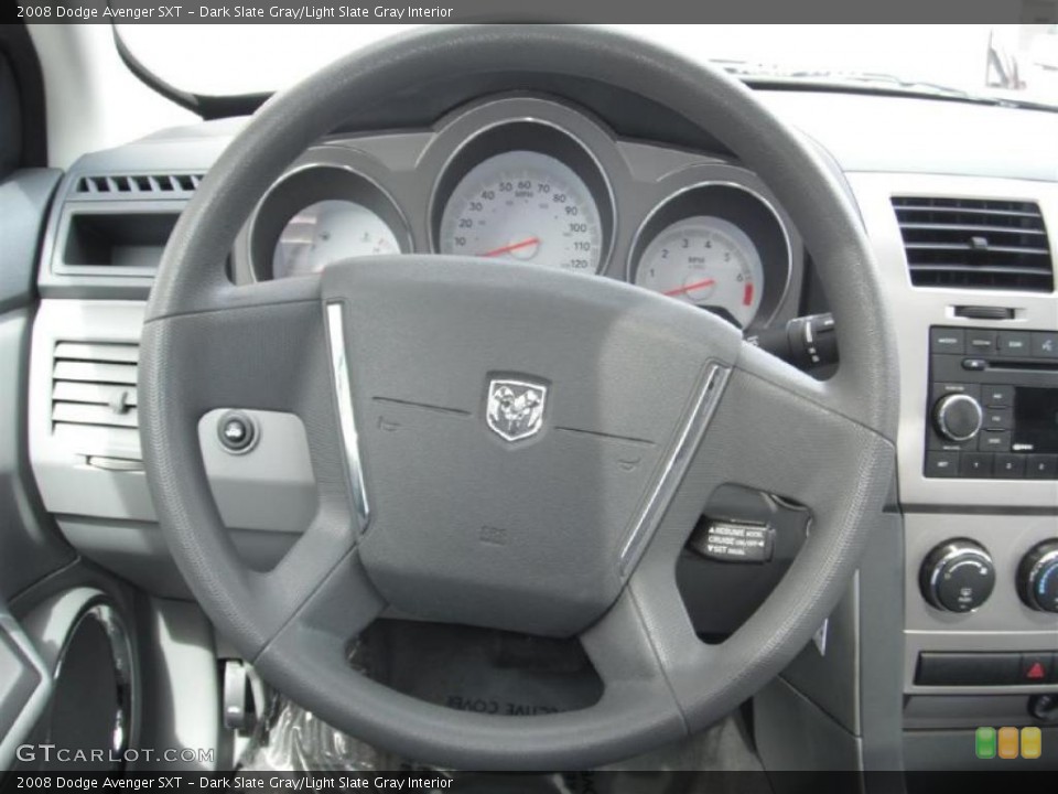 Dark Slate Gray/Light Slate Gray Interior Steering Wheel for the 2008 Dodge Avenger SXT #47236154