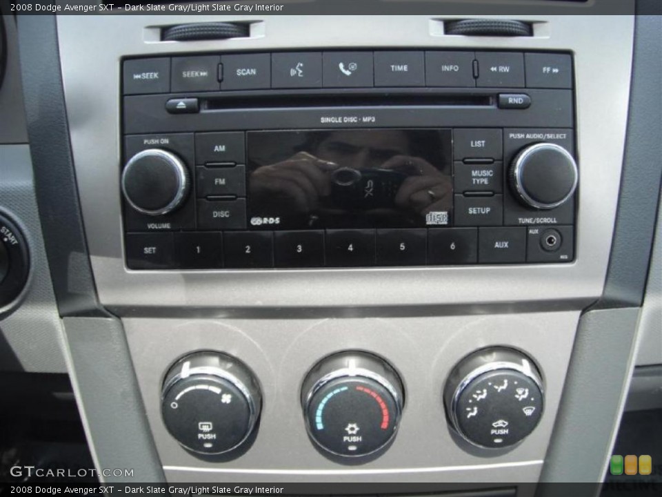 Dark Slate Gray/Light Slate Gray Interior Controls for the 2008 Dodge Avenger SXT #47236175