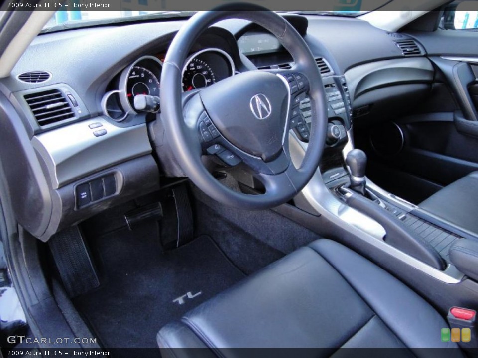 Ebony Interior Prime Interior for the 2009 Acura TL 3.5 #47236184