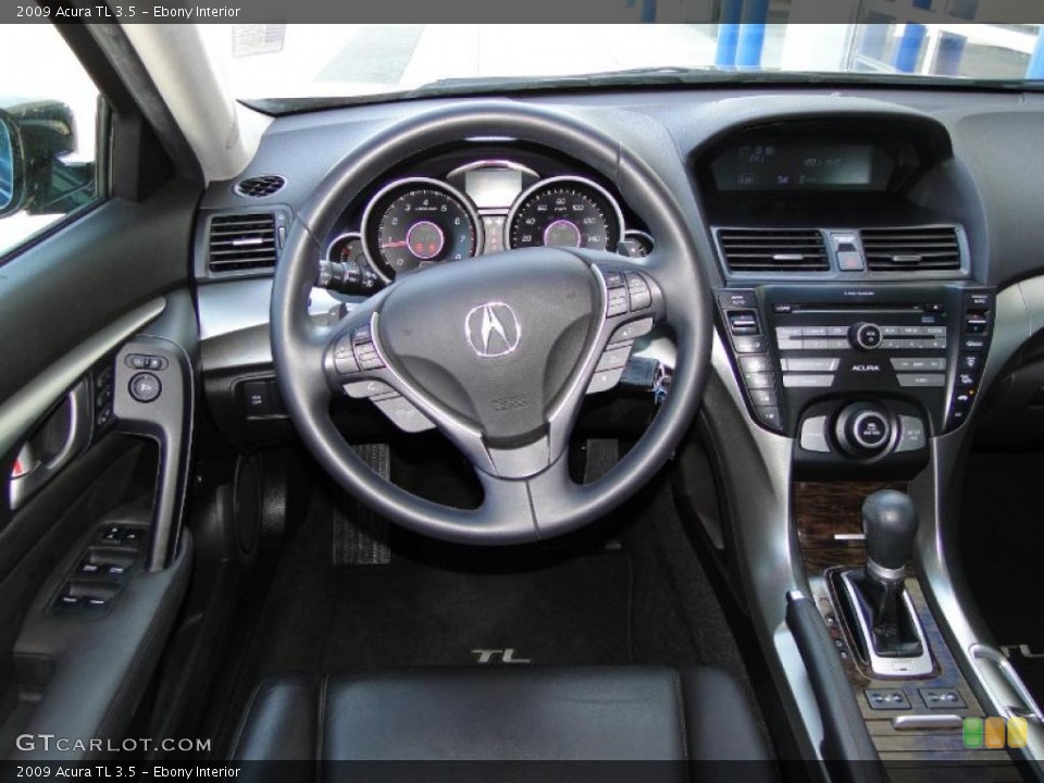 Ebony Interior Dashboard for the 2009 Acura TL 3.5 #47236265